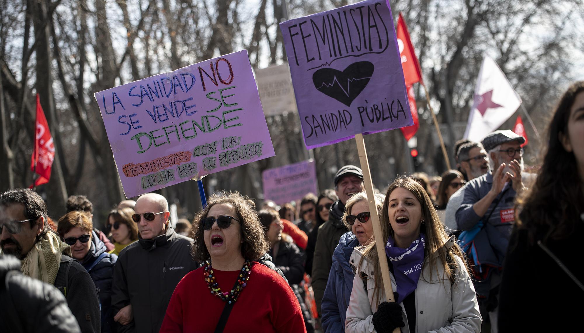 Manifestación Sanidad Pública 12 febrero - 15